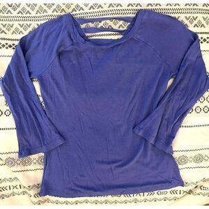 Falls Creek Girls Blue Long Sleeve Shirt (4/5)